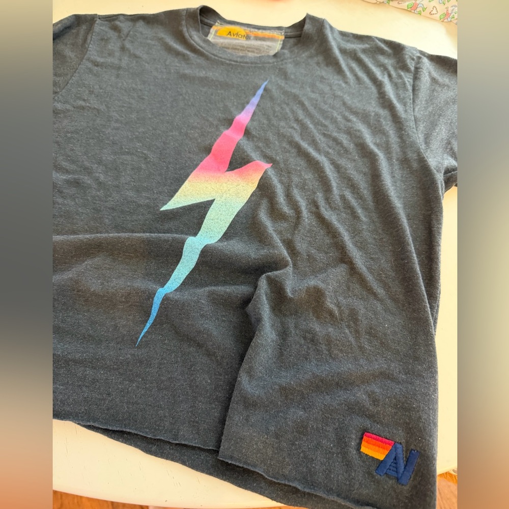 Aviator Nation Charcoal Tee